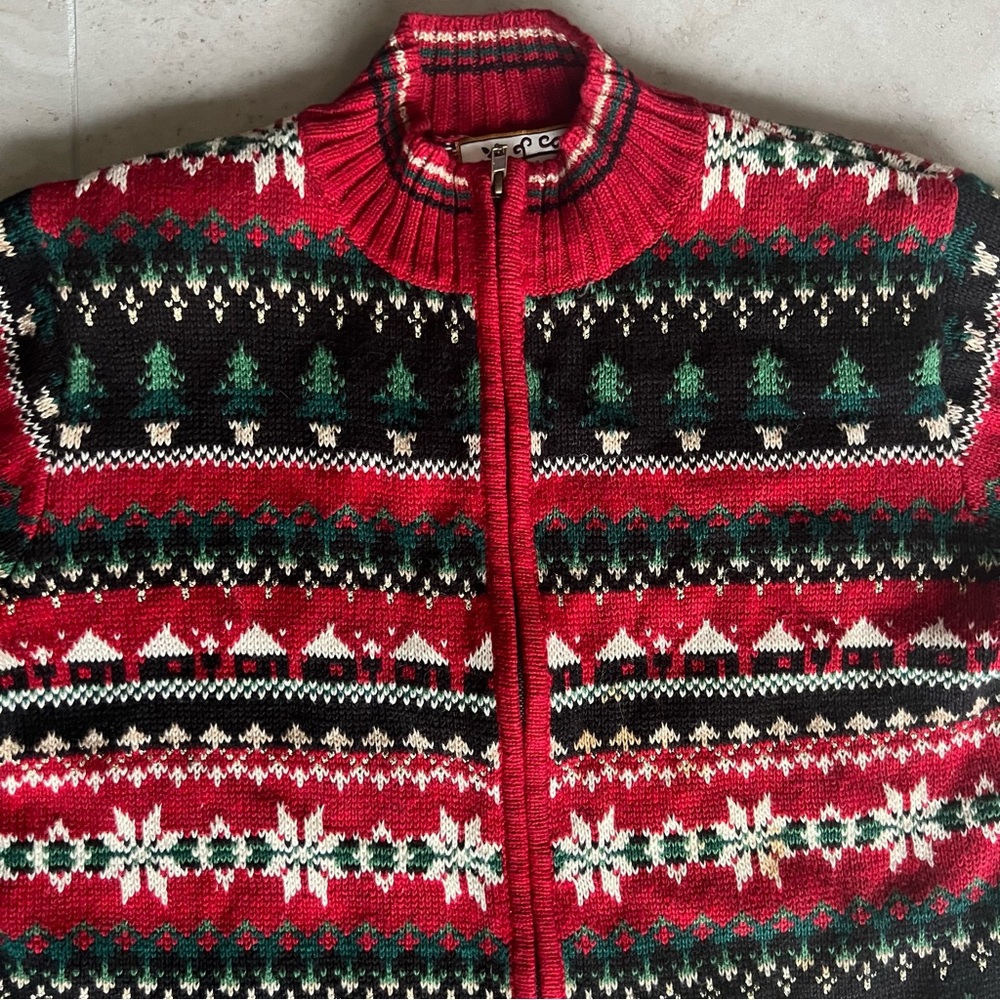 Vintage Heirloom Collectibles Christmas Sweater – Size Small - Picture 2 of 8